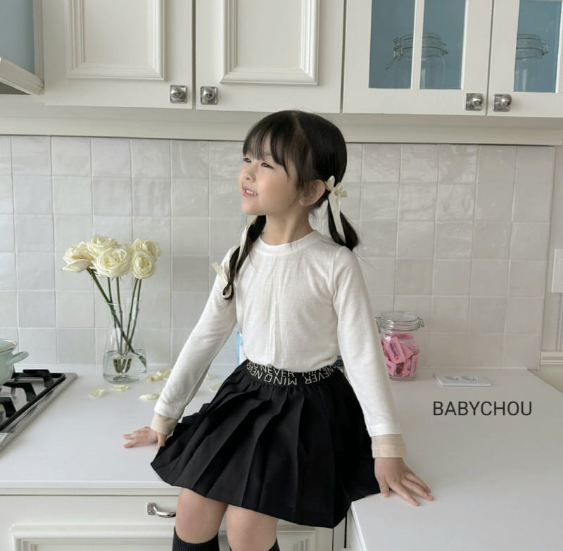 Babychou - Korean Children Fashion - #minifashionista - Color Tee - 4