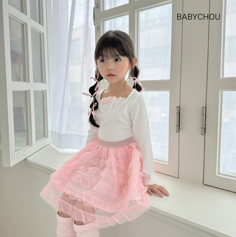 Babychou - Korean Children Fashion - #stylishchildhood - Diana Tee - 6