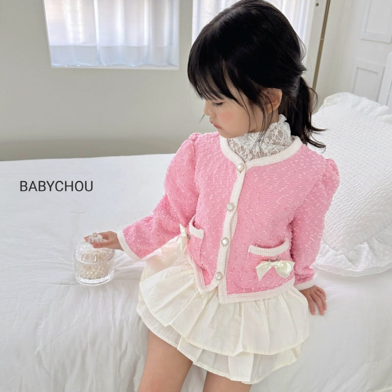 Babychou - Korean Children Fashion - #stylishchildhood - Lace Turtleneck Tee - 5