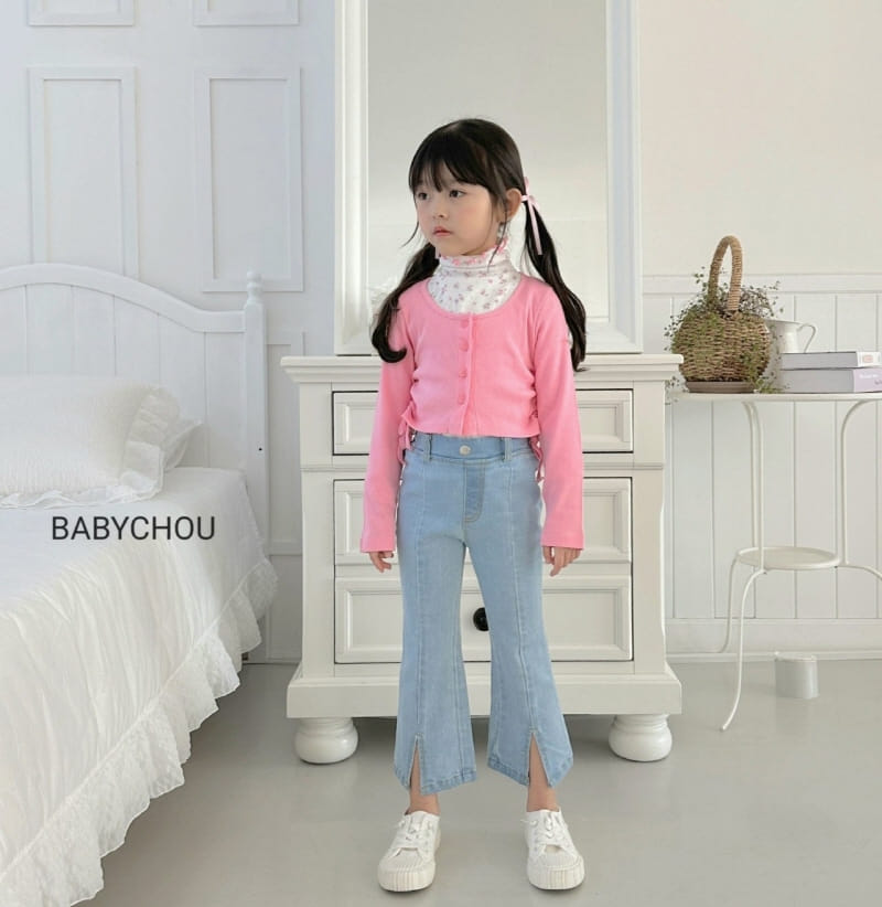 Babychou - Korean Children Fashion - #toddlerclothing - Jelly Turtleneck Tee - 4