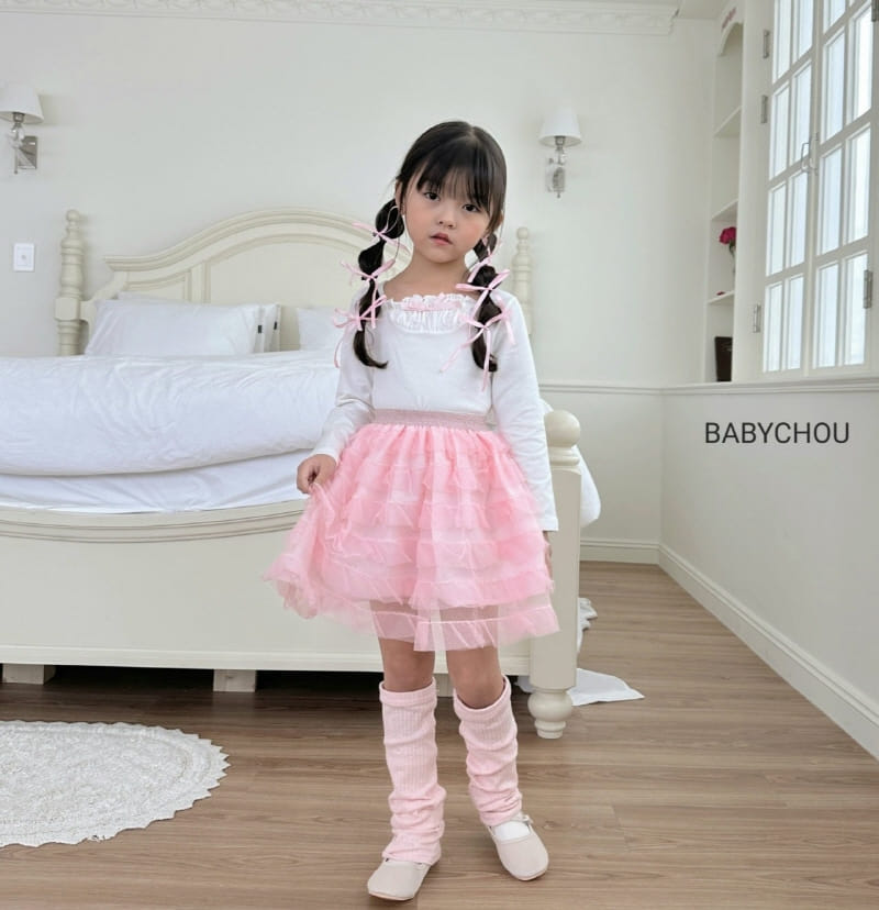 Babychou - Korean Children Fashion - #prettylittlegirls - Diana Tee - 4