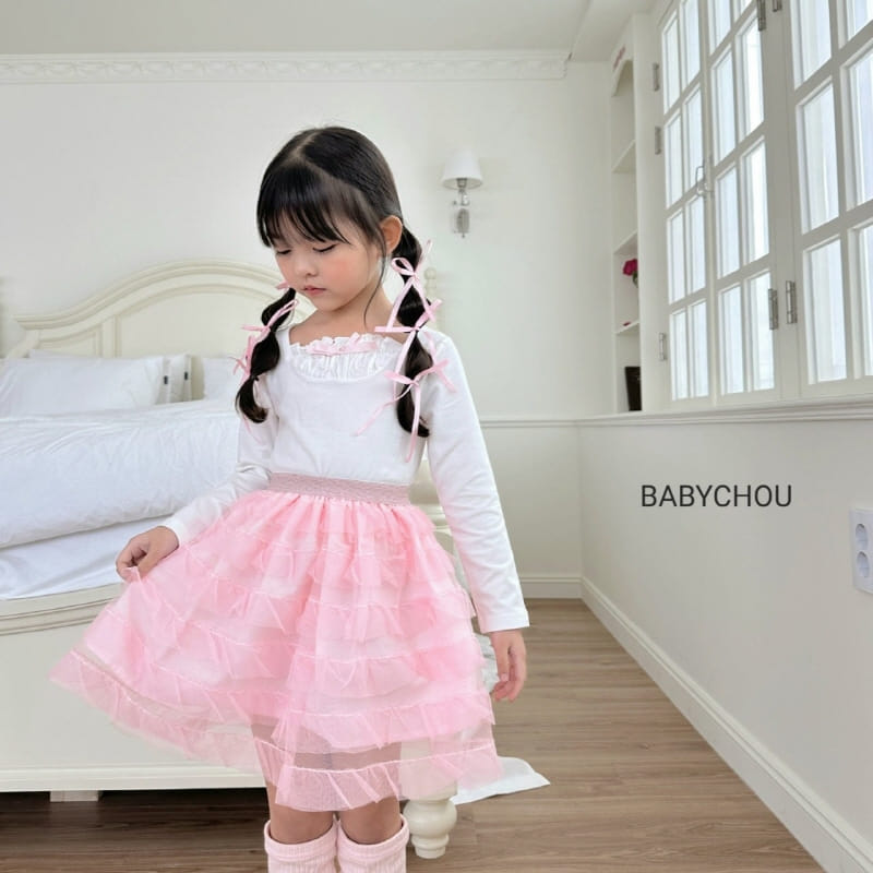 Babychou - Korean Children Fashion - #toddlerclothing - Diana Tee - 5