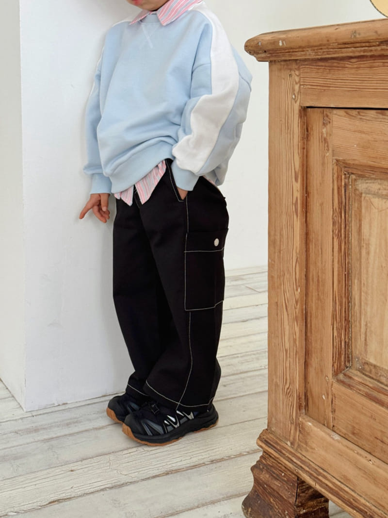 Bailey - Korean Children Fashion - #childrensboutique - Stitch C Pants