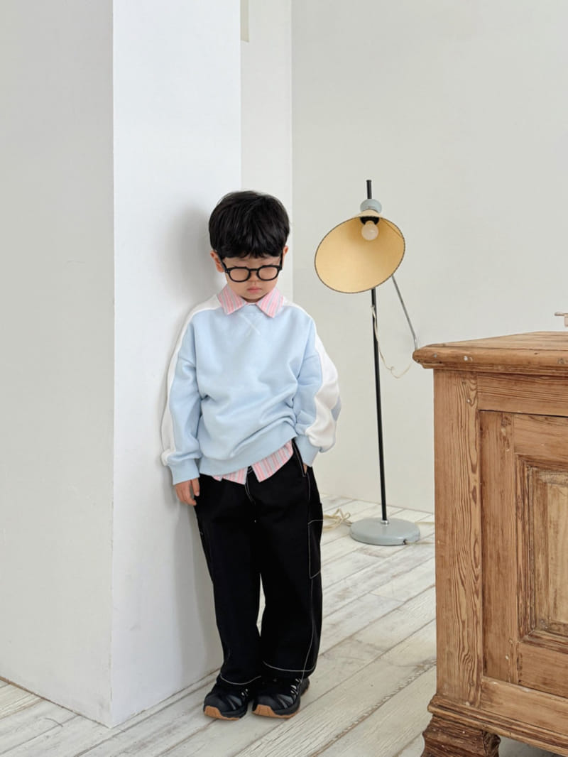 Bailey - Korean Children Fashion - #designkidswear - Stitch C Pants - 2