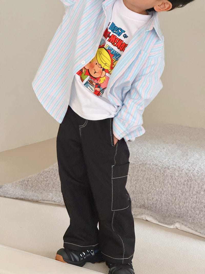 Bailey - Korean Children Fashion - #magicofchildhood - Stitch C Pants - 10