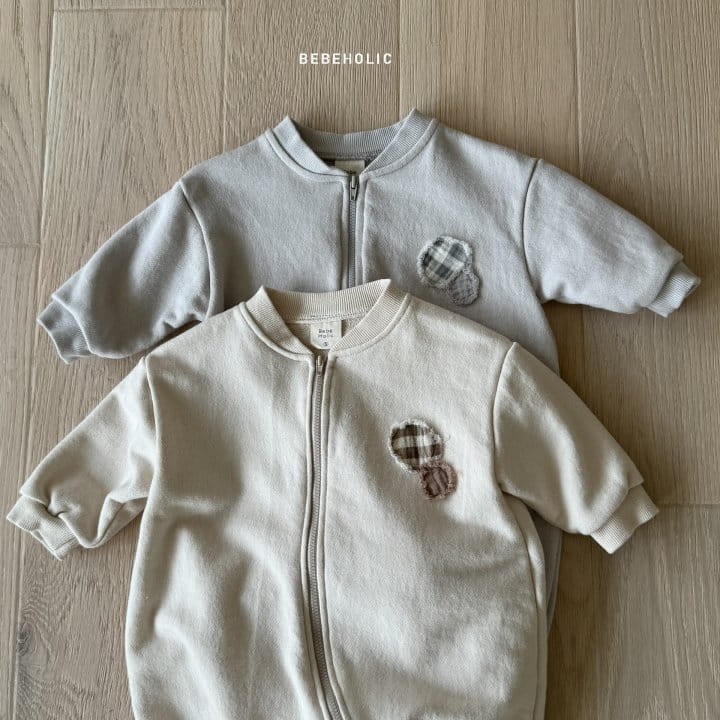 Bebe Holic - Korean Baby Fashion - #babyboutiqueclothing - Circle Zip Up Bosy Suit - 7