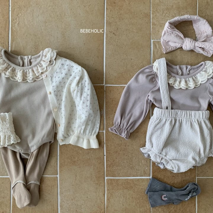 Bebe Holic - Korean Baby Fashion - #babyboutiqueclothing - Chiffon Frill Body Suit