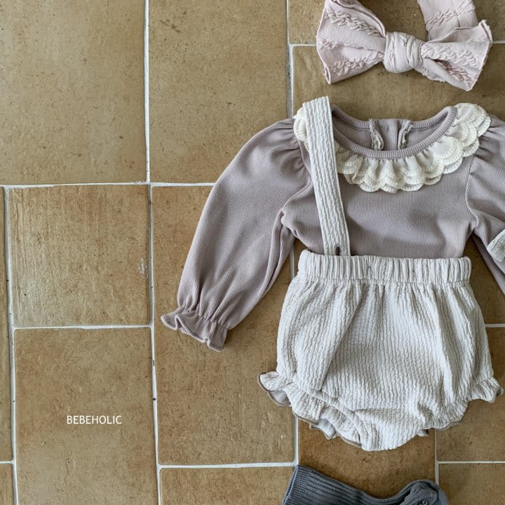 Bebe Holic - Korean Baby Fashion - #babyfashion - Chiffon Frill Body Suit - 3