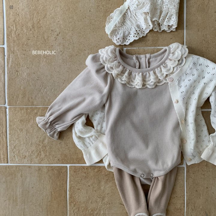 Bebe Holic - Korean Baby Fashion - #babyfashion - Chiffon Frill Body Suit - 4