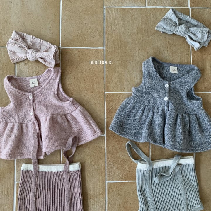 Bebe Holic - Korean Baby Fashion - #babygirlfashion - Cozy Vest - 3