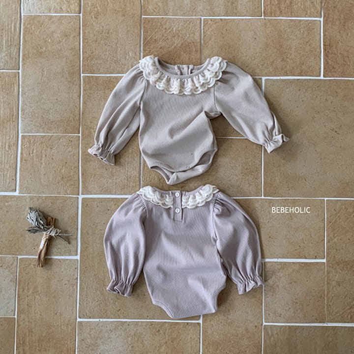 Bebe Holic - Korean Baby Fashion - #babygirlfashion - Chiffon Frill Body Suit - 5