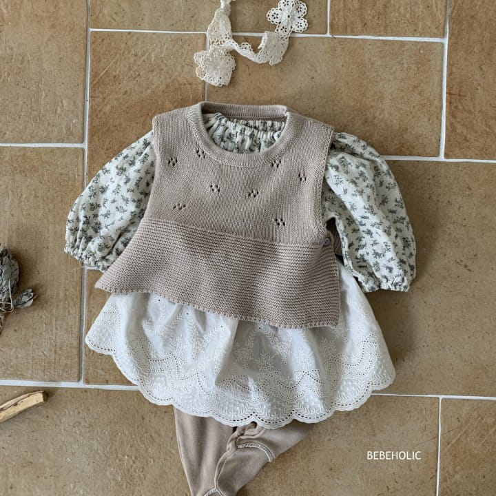 Bebe Holic - Korean Baby Fashion - #babylifestyle - Flat Skirt Body Suit Set - 5