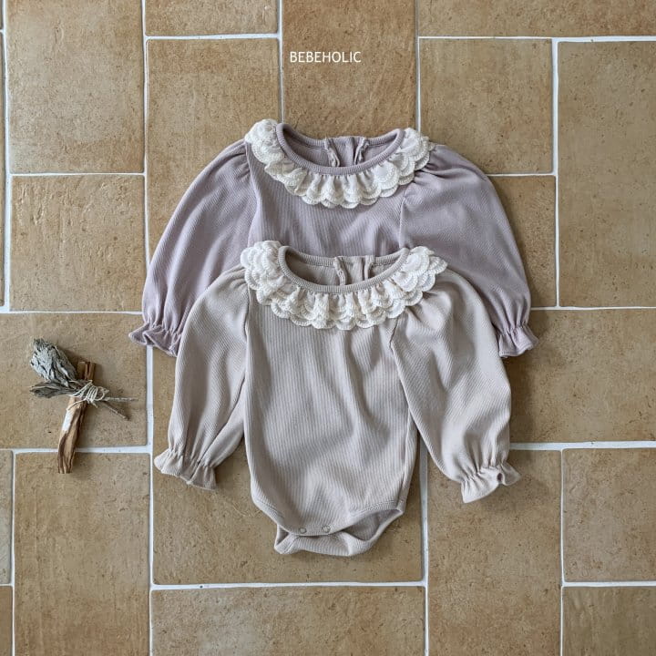 Bebe Holic - Korean Baby Fashion - #babylifestyle - Chiffon Frill Body Suit - 6