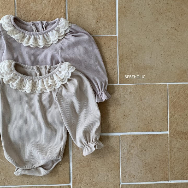 Bebe Holic - Korean Baby Fashion - #babyoninstagram - Chiffon Frill Body Suit - 7