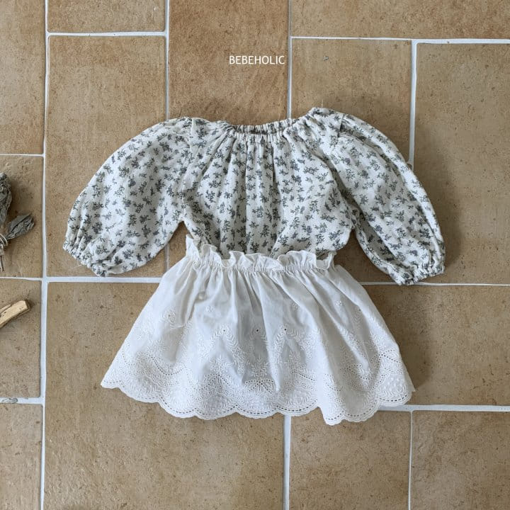 Bebe Holic - Korean Baby Fashion - #babyootd - Flat Skirt Body Suit Set - 7