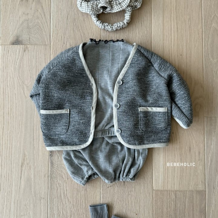 Bebe Holic - Korean Baby Fashion - #babyoninstagram - Kkureogi Cardigan - 4