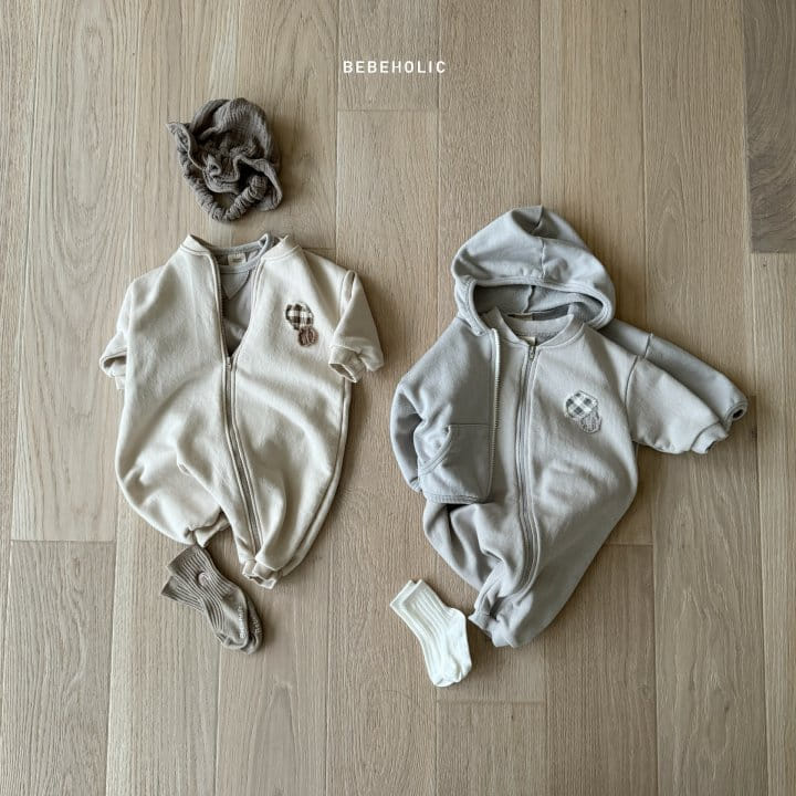 Bebe Holic - Korean Baby Fashion - #babyoutfit - Circle Zip Up Bosy Suit