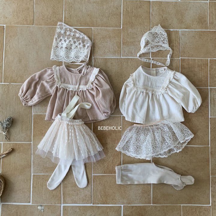 Bebe Holic - Korean Baby Fashion - #babyoutfit - Double Frill Blouse - 2