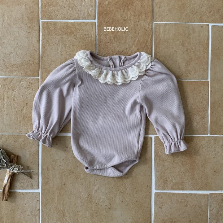 Bebe Holic - Korean Baby Fashion - #babyoutfit - Chiffon Frill Body Suit - 9