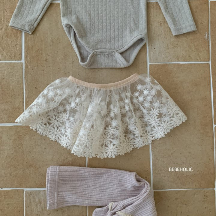 Bebe Holic - Korean Baby Fashion - #babywear - Band Lace Skirt  - 5