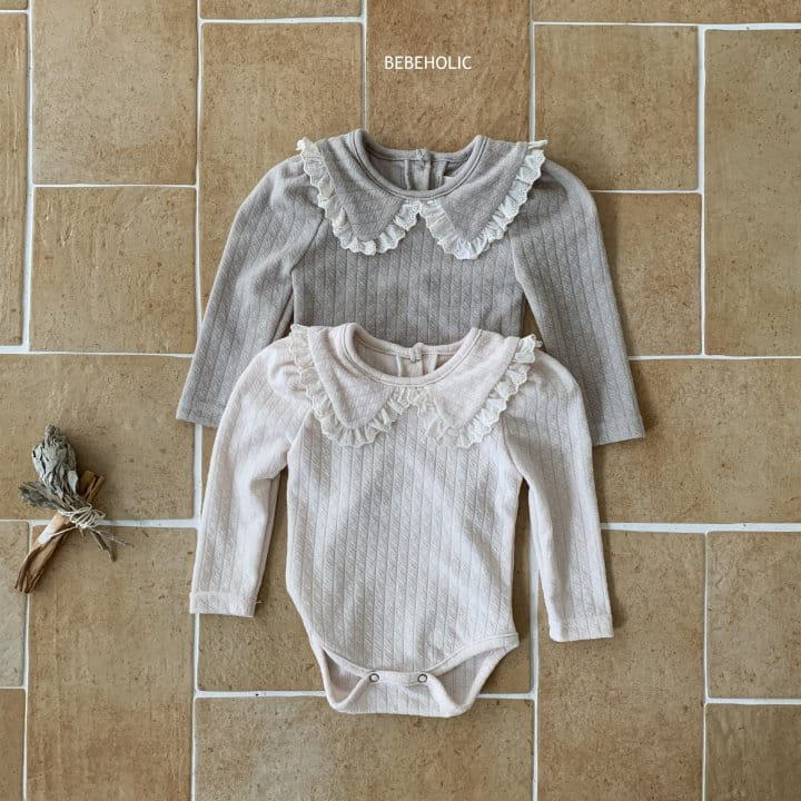 Bebe Holic - Korean Baby Fashion - #onlinebabyboutique - Gen Collar Body Suit - 8