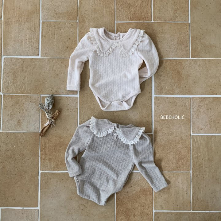 Bebe Holic - Korean Baby Fashion - #onlinebabyshop - Gen Collar Body Suit - 9