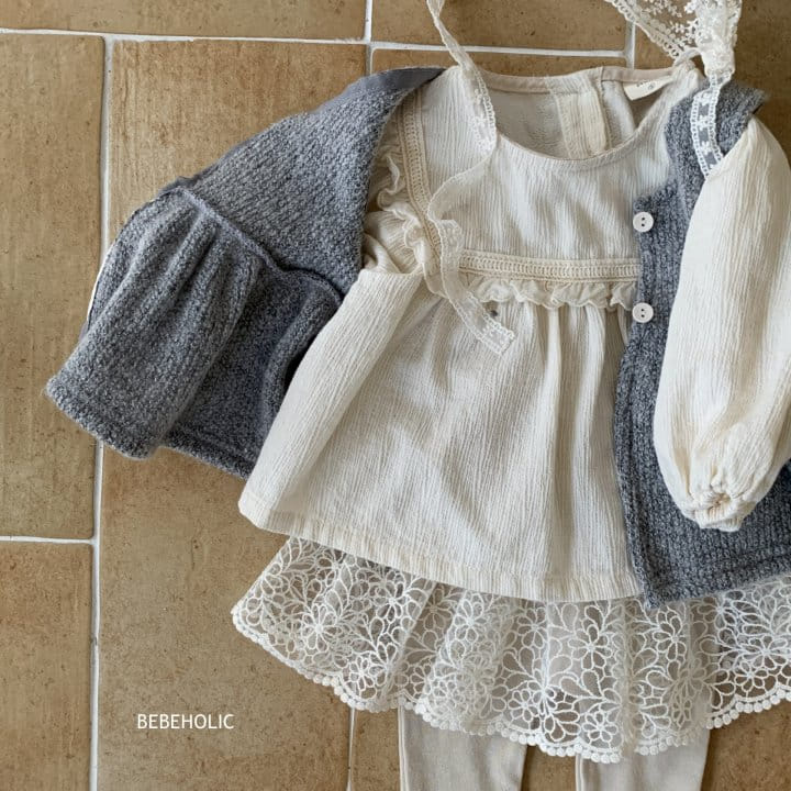 Bebe Holic - Korean Baby Fashion - #onlinebabyshop - Double Frill Blouse - 5