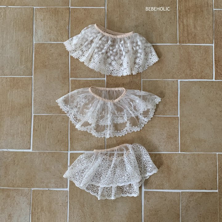 Bebe Holic - Korean Baby Fashion - #onlinebabyshop - Band Lace Skirt  - 7