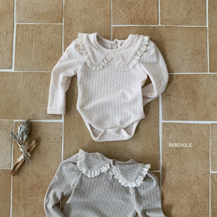 Bebe Holic - Korean Baby Fashion - #smilingbaby - Gen Collar Body Suit - 10