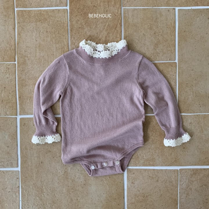 Bebe Holic - Korean Baby Fashion - #smilingbaby - Knit Lace Body Suit - 10