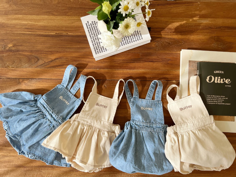 Bebe Nine - Korean Baby Fashion - #babyboutiqueclothing - Bebe B Butter Dungarees Skirt - 3