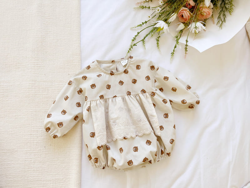 Bebe Nine - Korean Baby Fashion - #babyoninstagram - Bebe B Apron Body Suit