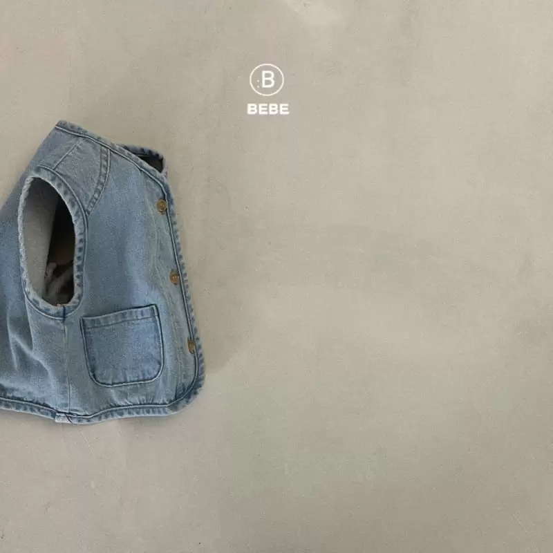 Bella Bambina - Korean Baby Fashion - #babyoutfit - Bebe Denim Vest - 4