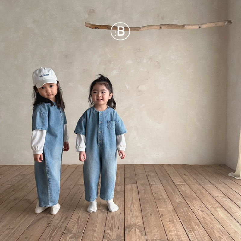 Bella Bambina - Korean Children Fashion - #Kfashion4kids - Pwoo Denim Body Suit - 10