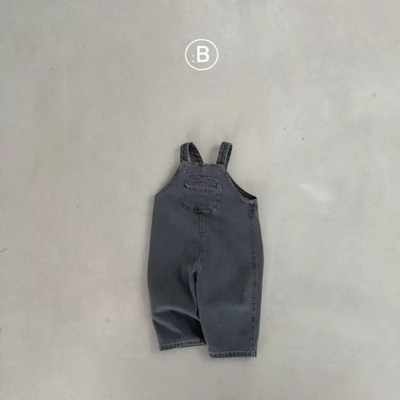 Bella Bambina - Korean Children Fashion - #Kfashion4kids - Kku Kku Denim Dungarees Pants - 8