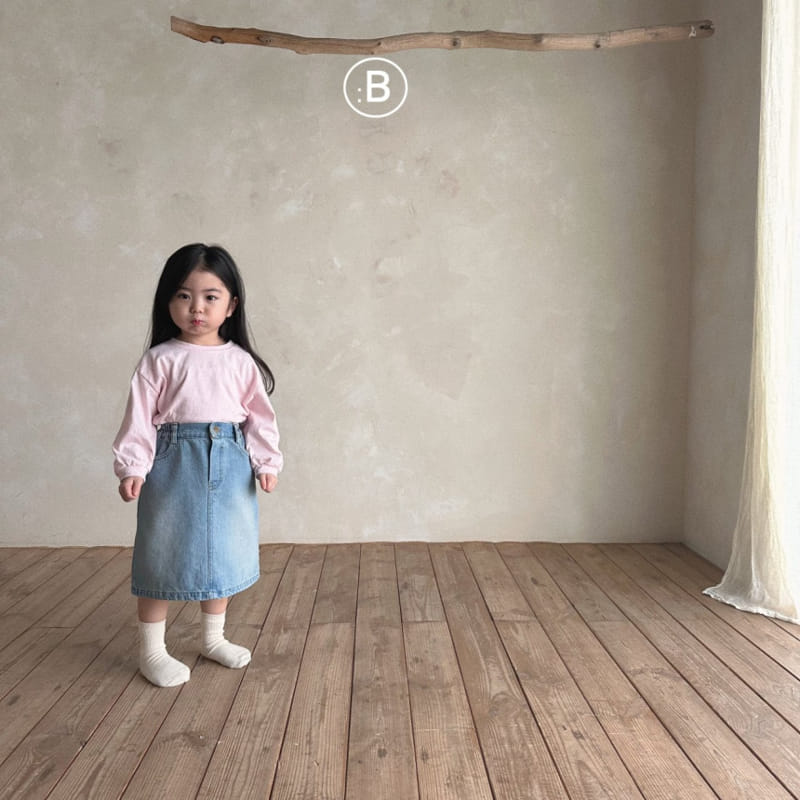 Bella Bambina - Korean Children Fashion - #childofig - Gogo Long Denim Skirt - 9