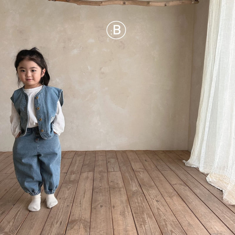 Bella Bambina - Korean Children Fashion - #childrensboutique - Vela Denim Cco Pants - 8