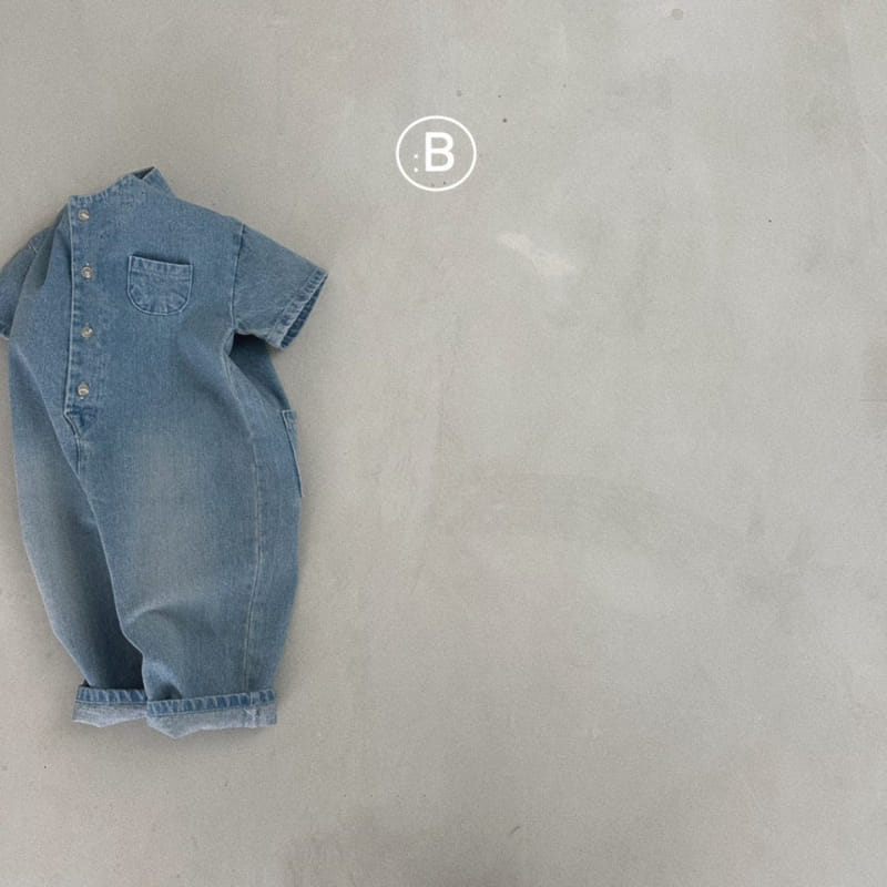 Bella Bambina - Korean Children Fashion - #childrensboutique - Pwoo Denim Body Suit - 4