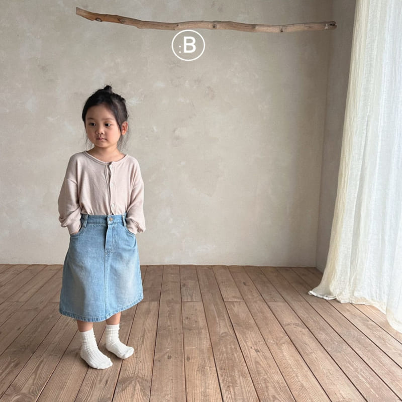 Bella Bambina - Korean Children Fashion - #designkidswear - Gogo Long Denim Skirt - 11