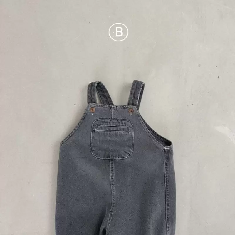 Bella Bambina - Korean Children Fashion - #discoveringself - Kku Kku Denim Dungarees Pants - 3