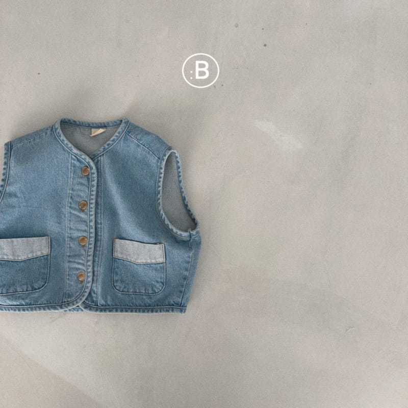 Bella Bambina - Korean Children Fashion - #fashionkids - Denim Vest - 2