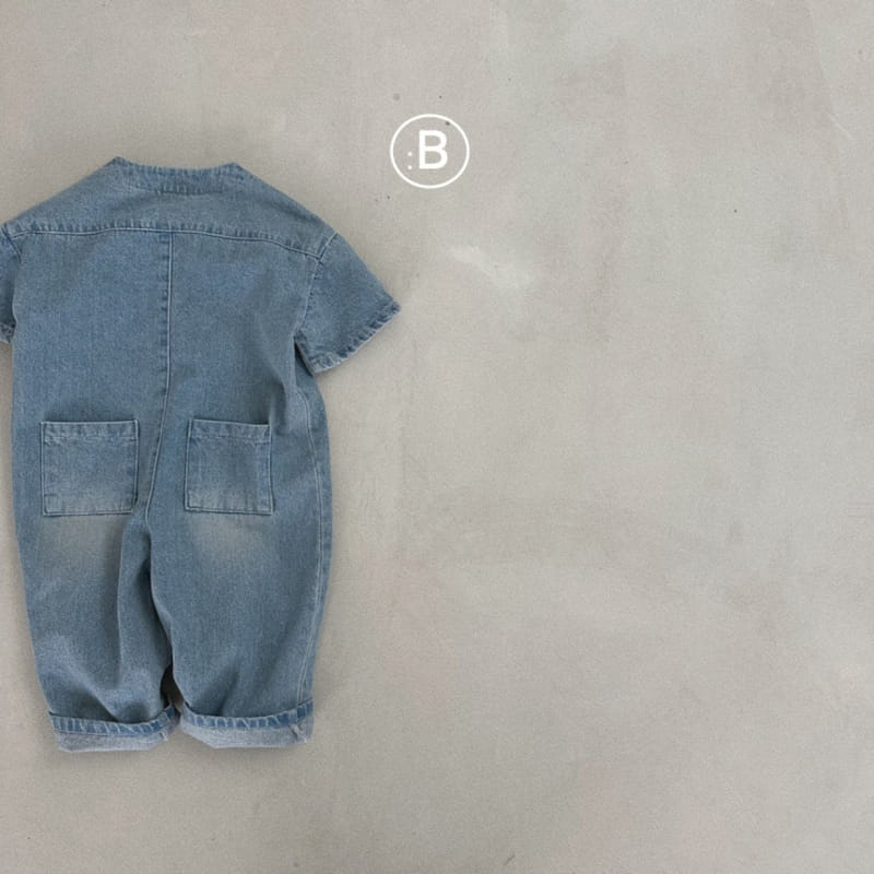 Bella Bambina - Korean Children Fashion - #kidsshorts - Pwoo Denim Body Suit - 7