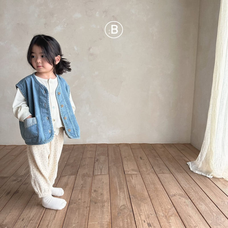 Bella Bambina - Korean Children Fashion - #minifashionista - Denim Vest - 9