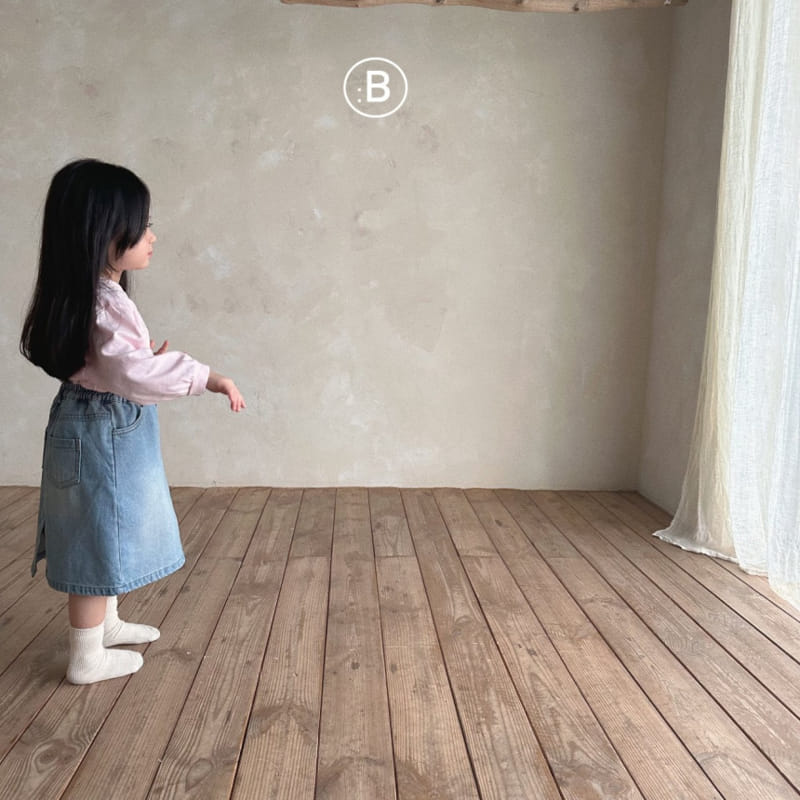 Bella Bambina - Korean Children Fashion - #stylishchildhood - Gogo Long Denim Skirt - 8