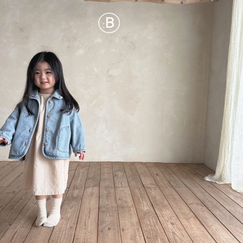 Bella Bambina - Korean Children Fashion - #toddlerclothing - Viva Denim Piping Jacket - 9