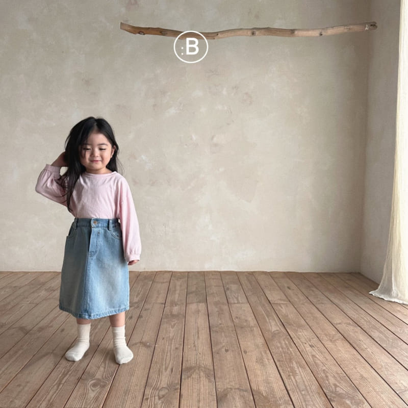 Bella Bambina - Korean Children Fashion - #toddlerclothing - Gogo Long Denim Skirt - 7