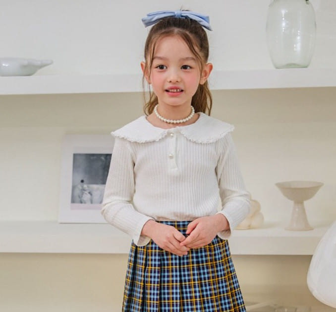 Berry Berry - Korean Children Fashion - #childrensboutique - Big Check Skirt - 4