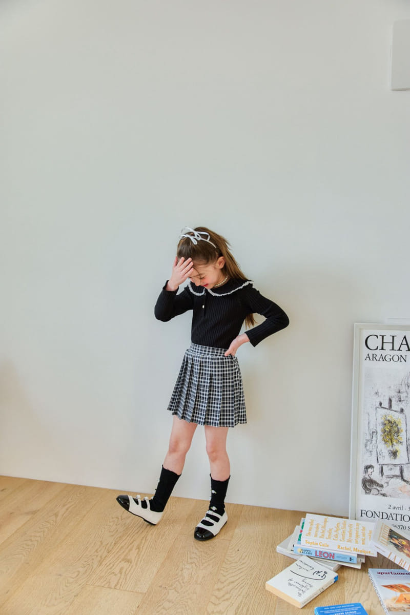 Berry Berry - Korean Children Fashion - #discoveringself - Big Check Skirt - 5