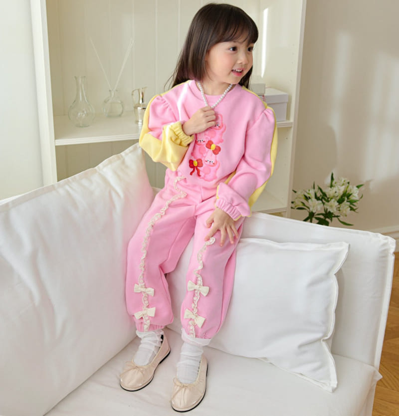 Berry Berry - Korean Children Fashion - #fashionkids - I'm So Excited Top Bottom Set