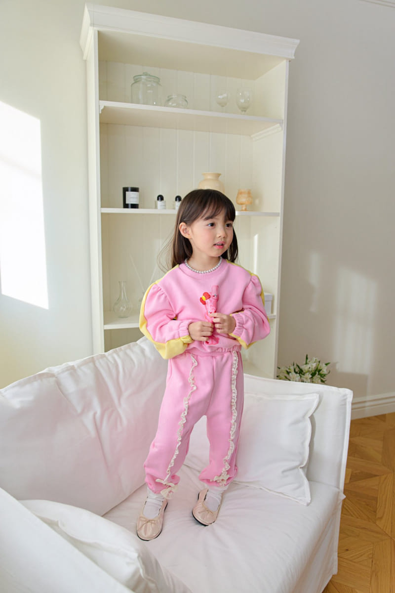 Berry Berry - Korean Children Fashion - #littlefashionista - I'm So Excited Top Bottom Set - 6